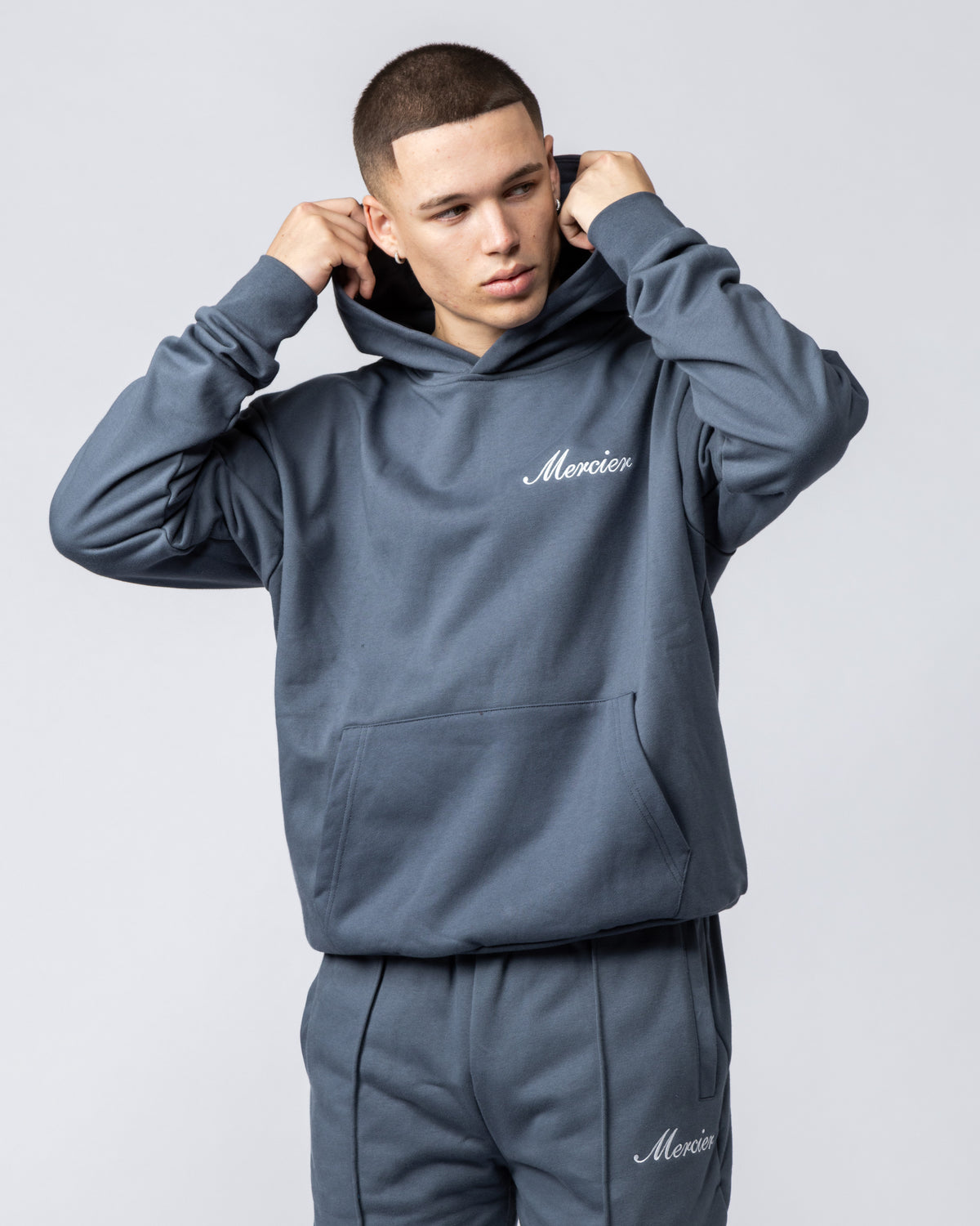 Authenticity Hoodie Blue Slate, image 2