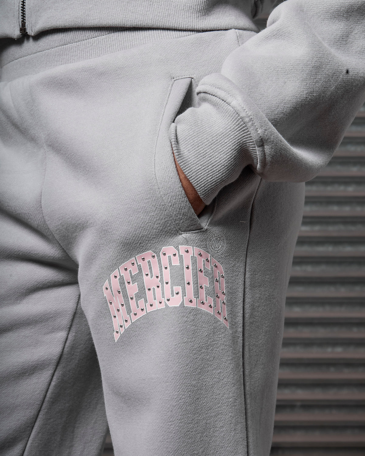 Women's Studded Jogger Grey, image 3