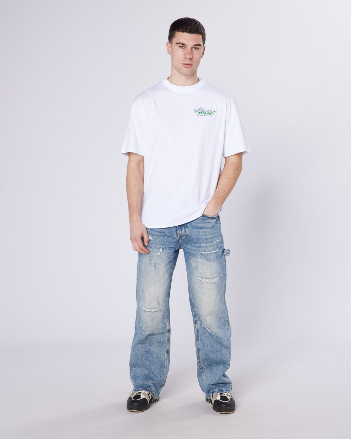 Stressed Relaxed Hammer Jeans, image 2