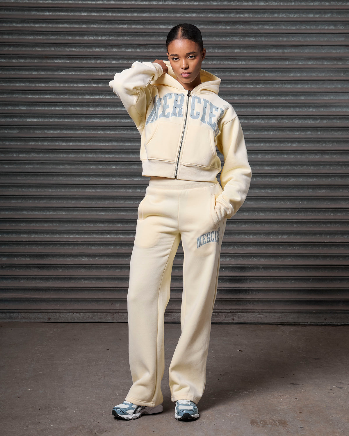 Women's Studded Jogger Lemon, image 2