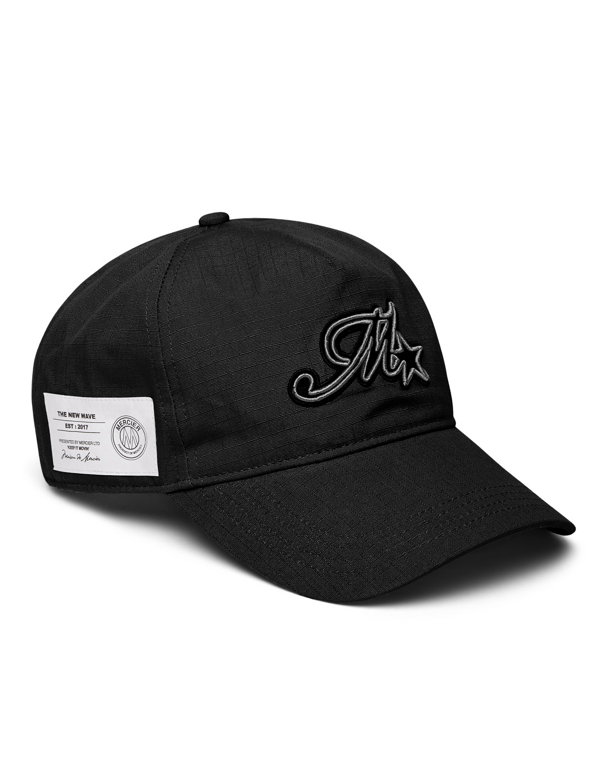 M Star Ripstop Cap Black, image 1