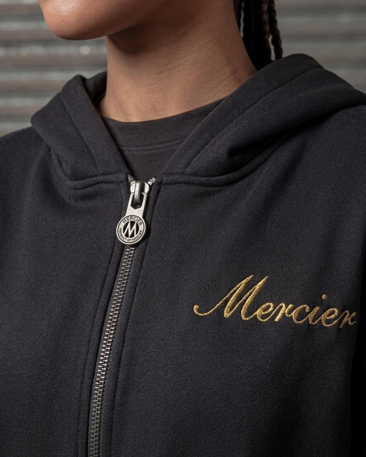 Women's Authenticity Hoodie Black Gold, image 4