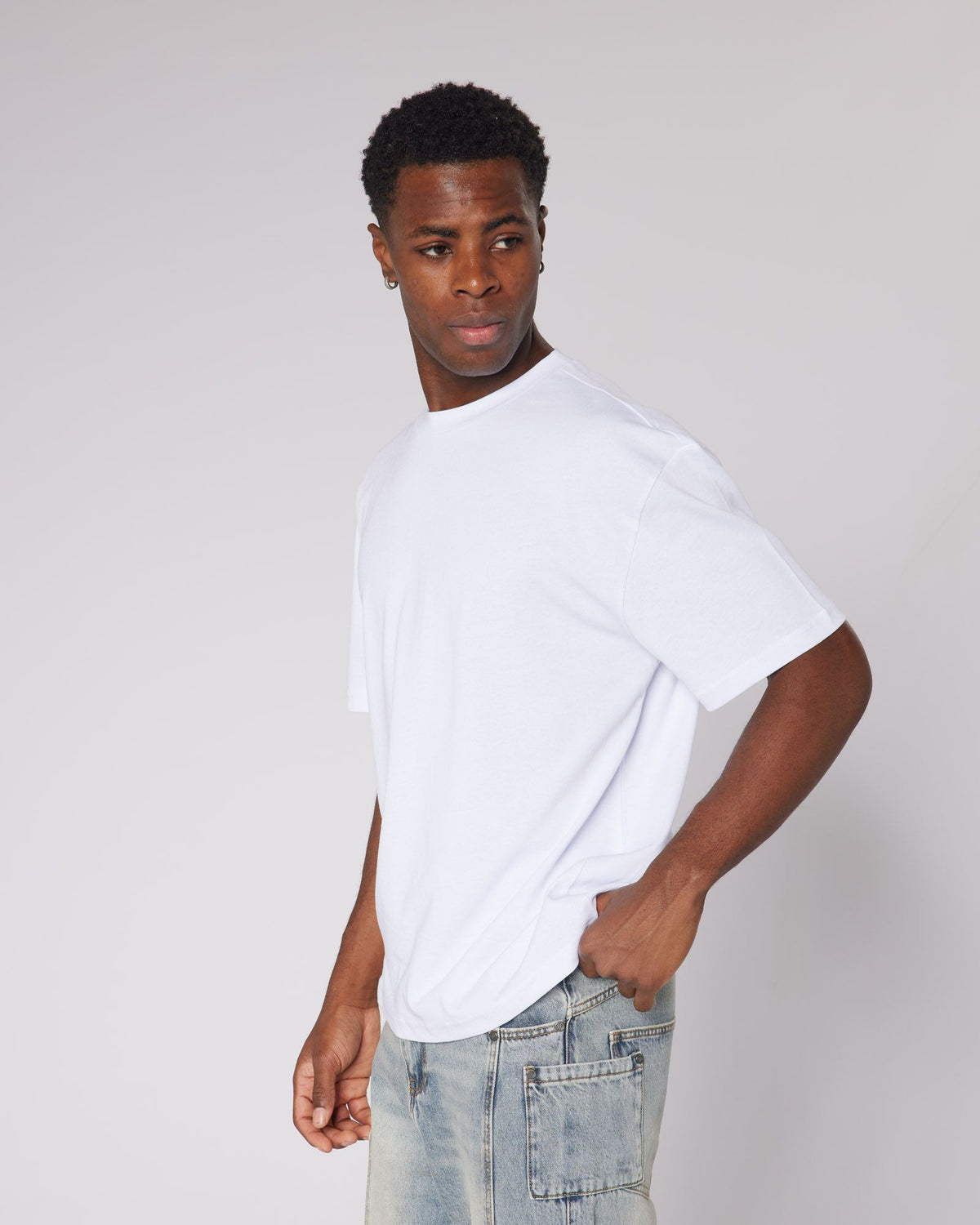 Relaxed Blank Tshirt White, image 3