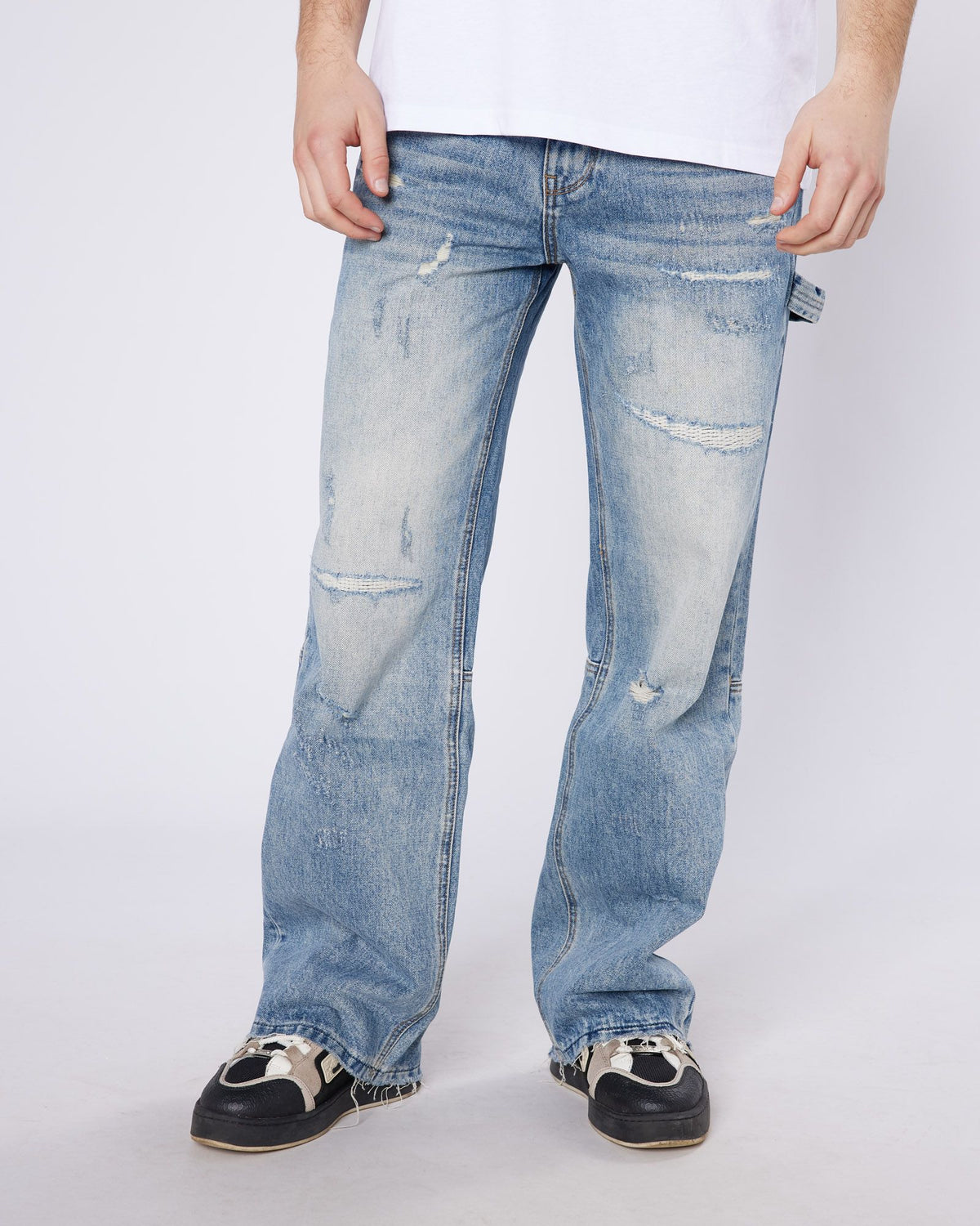 Stressed Relaxed Hammer Jeans, image 6