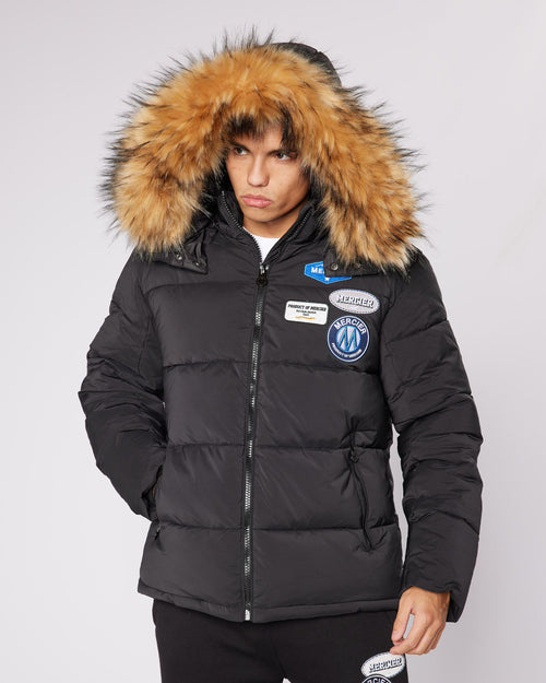 OG Badge Puffer Jacket Black