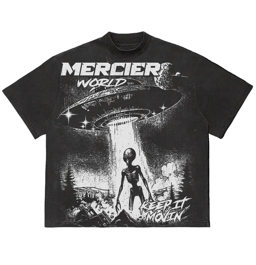 UFO Relaxed Tshirt Vintage Black PRE ORDER