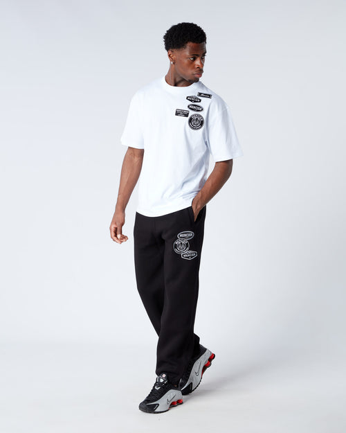 Mono Badge Relaxed Tshirt White
