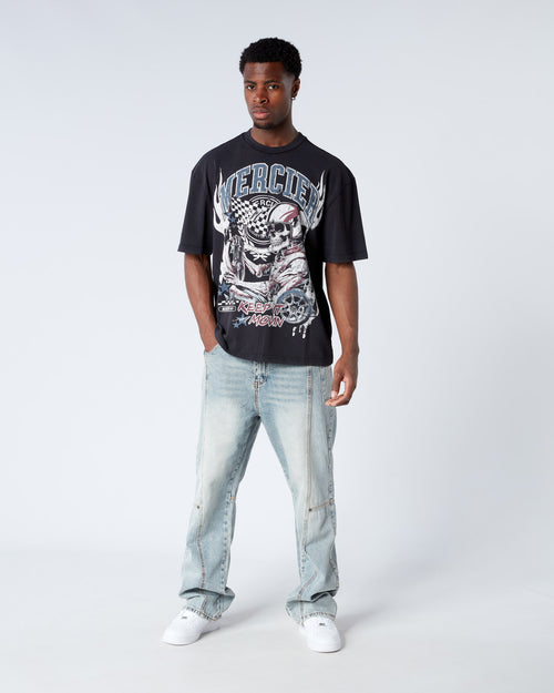 Washed First Place Tshirt Black