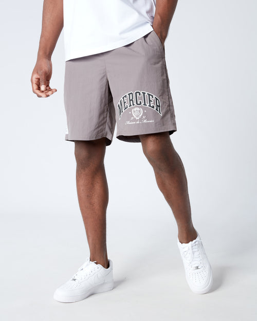 Maison Triple Stitch Shorts Beige