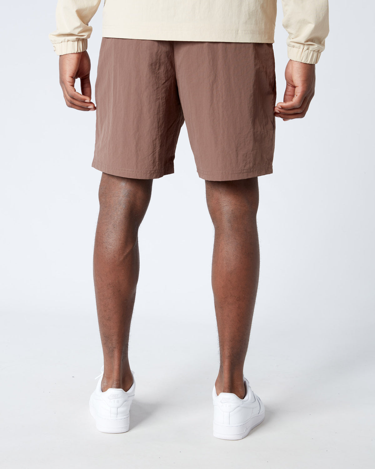 Angle Badge Shorts Brown, image 3