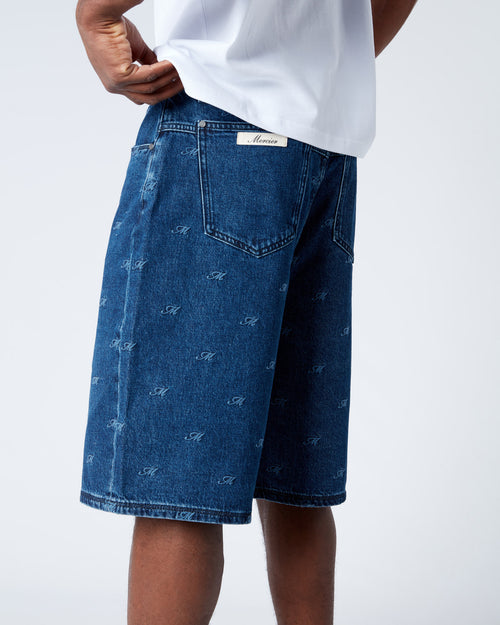 Maison Logo Jorts Blue