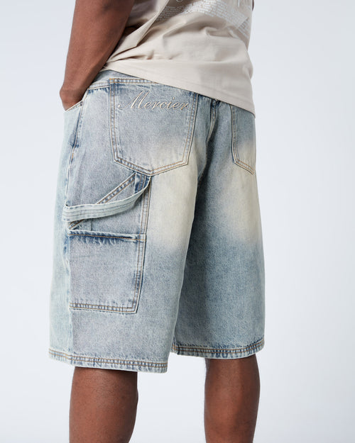 Vintage Hammer Loop Jorts Blue