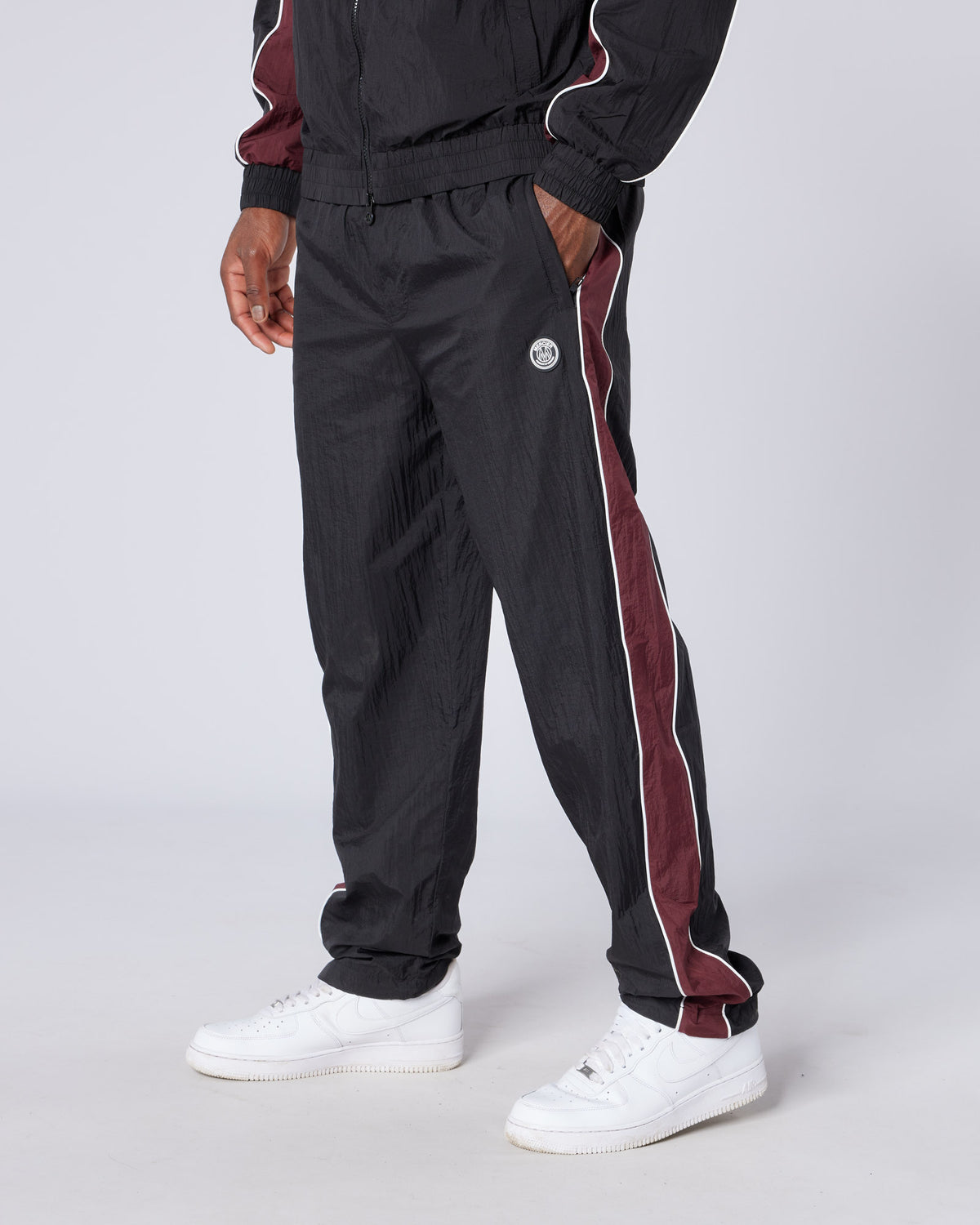بنطال رياضي هومرون أسود عنابي, image 5