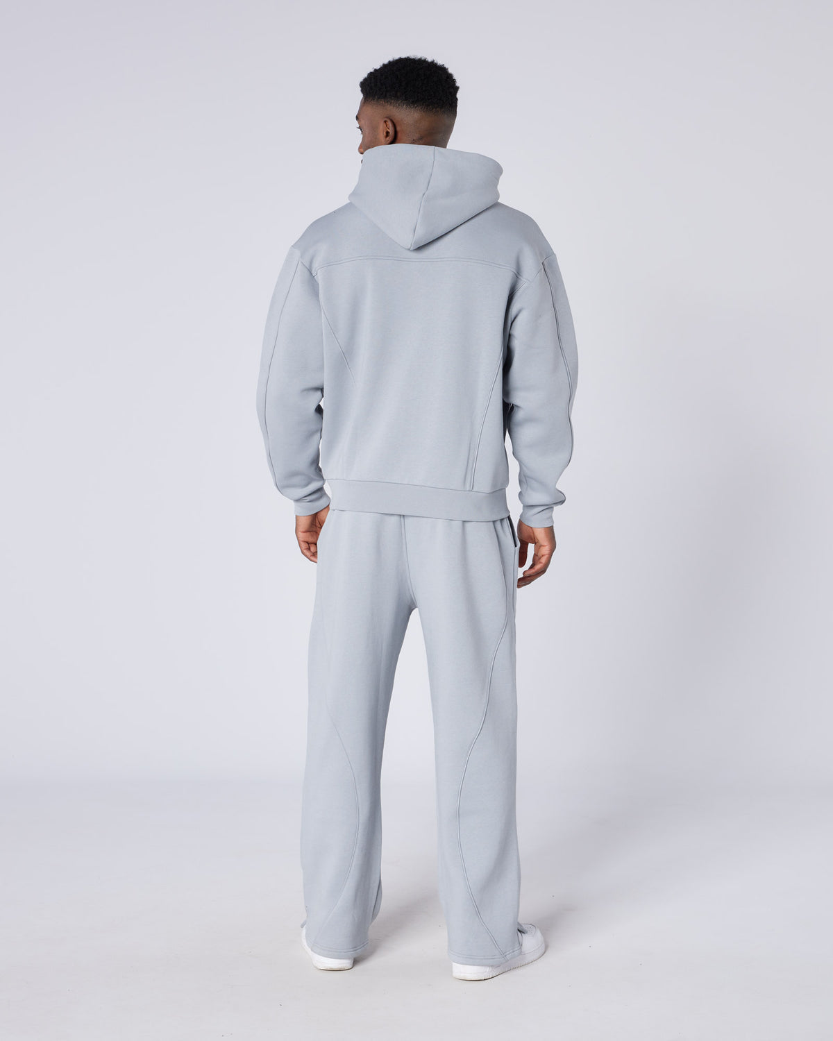 New Wave OG Badge Zip Hoodie Grey, image 4