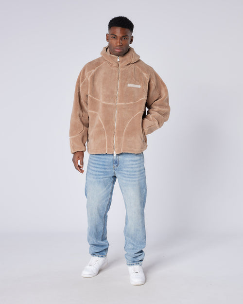 Tempo Borg Jacket Brown