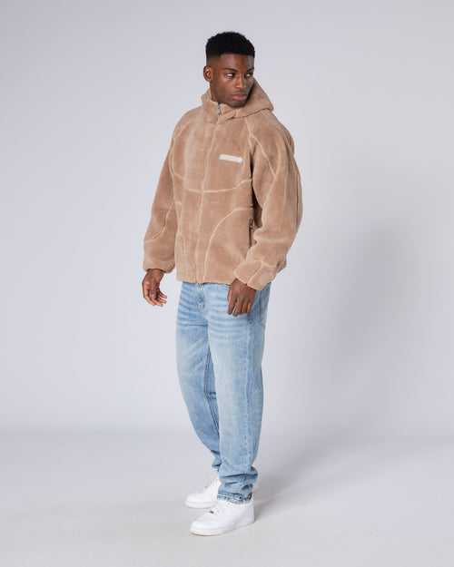 Tapered Washed Denim Jeans