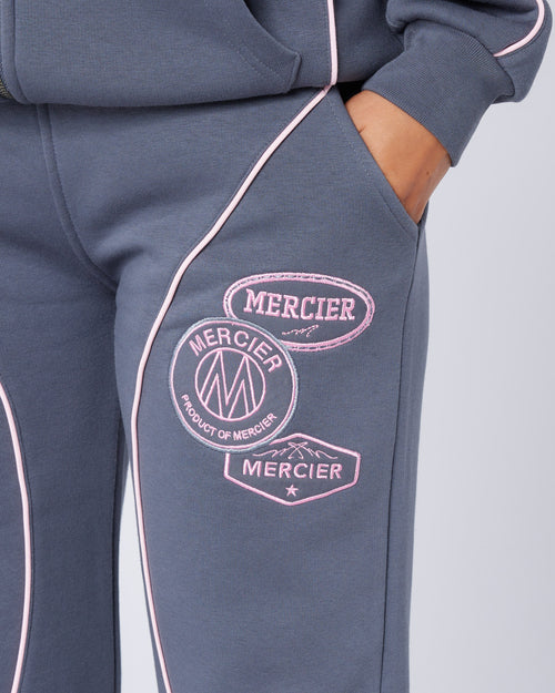 Womens New Wave Badge Jogger Grey