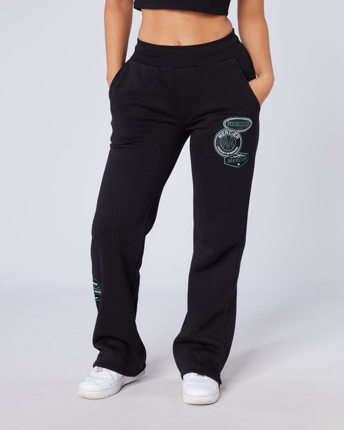 Womens Two Tone OG Badge Jogger Black