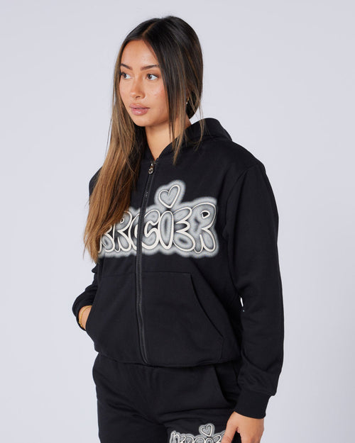 Womens Fantasy Hoodie Black