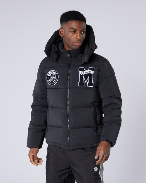 Academy Puffer Jakki Svartur