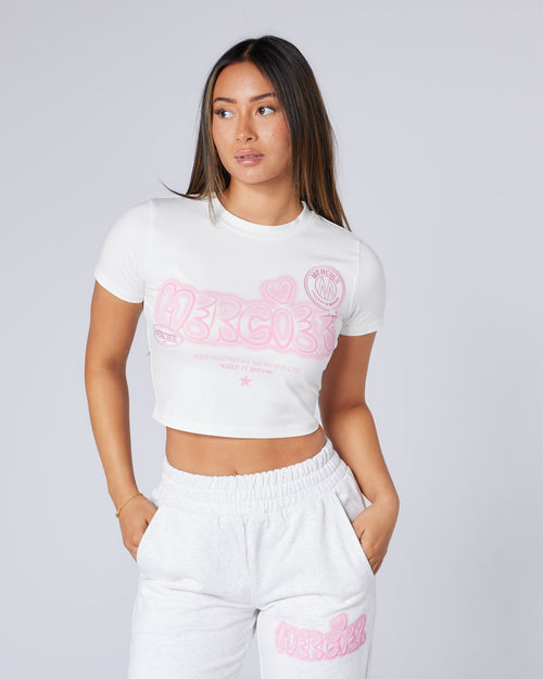 Womens Fantasy Baby T-shirt White