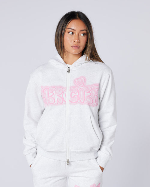 Womens Fantasy Hoodie Grey Marl