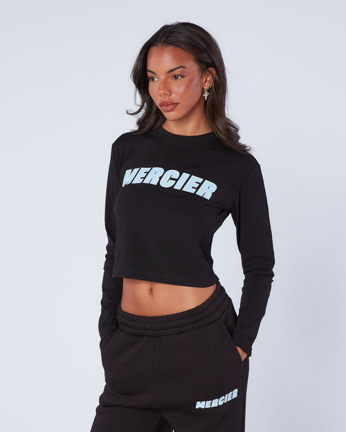 Womens Player LS Tee Black