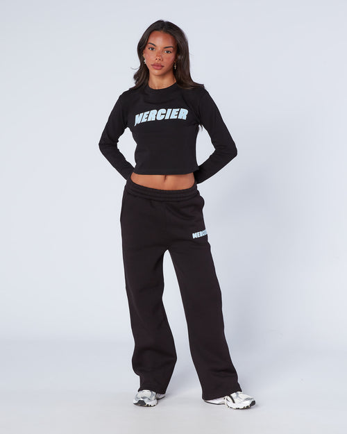 Womens Player LS Tee Black