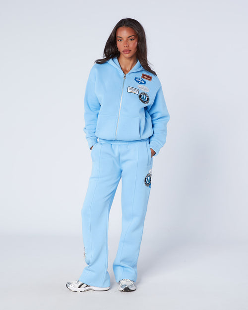 Womens OG Pintuck Joggers Blue