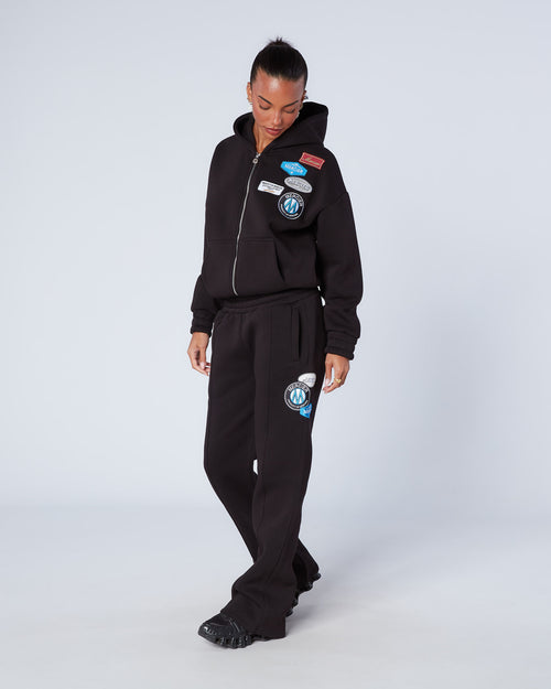 Womens OG Pintuck Joggers Black