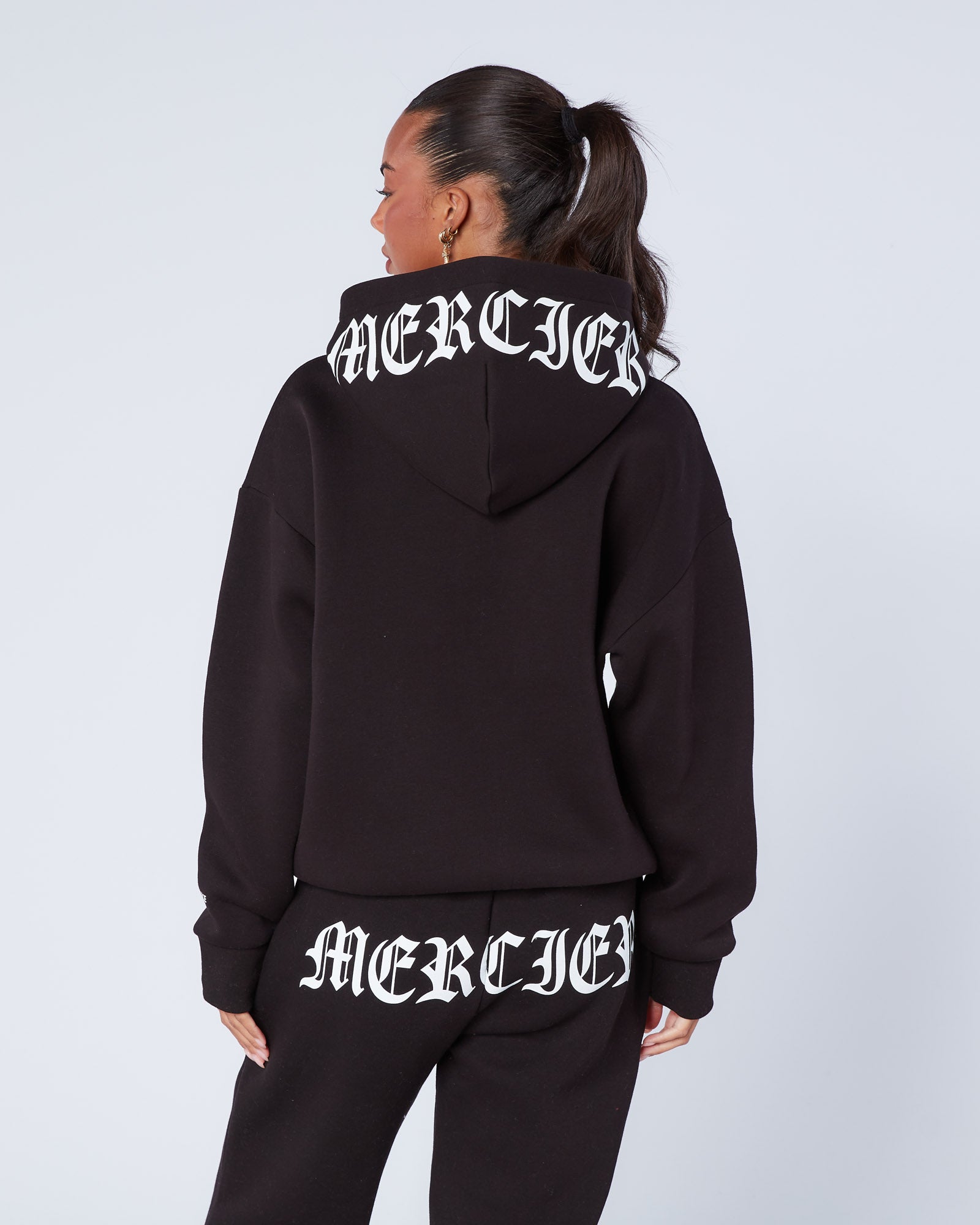 Mercier Womens Gothic Hoodie Black – MERCIER