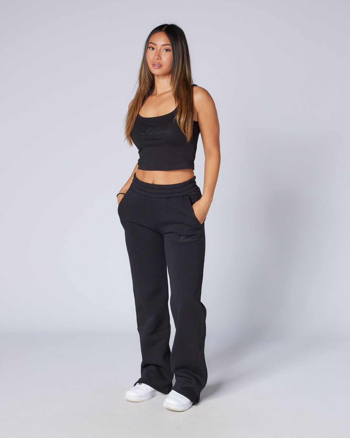 Womens Authenticity Strap Vest Black, image 3