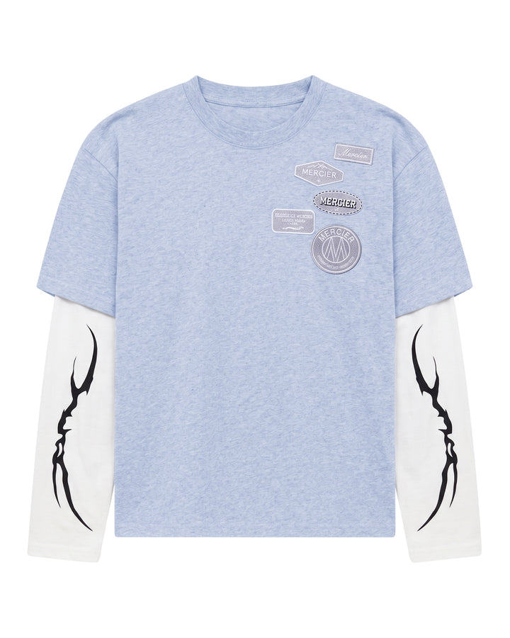 OG Lightening Double Layer Tshirt Grey
