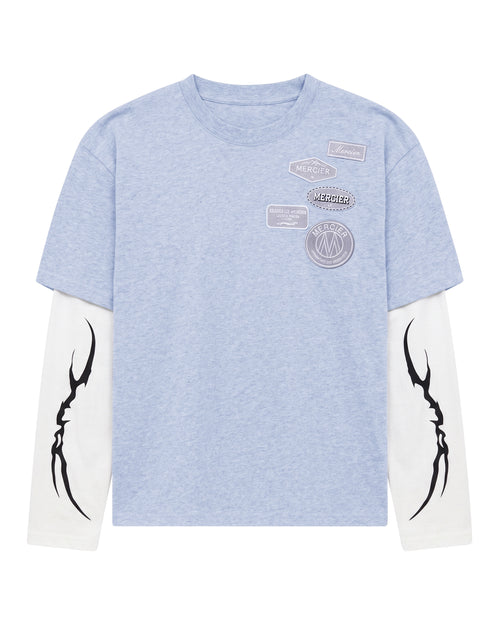 OG Lightening Double Layer Tshirt Grey