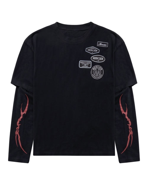 OG Lightening Double Layer Tshirt Black