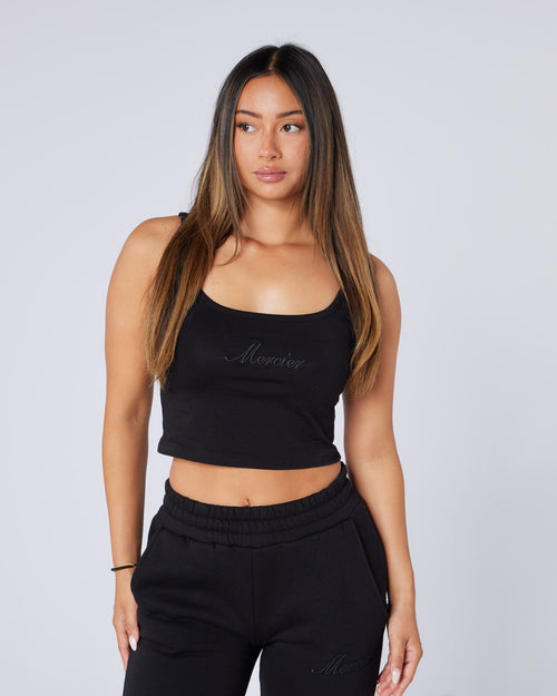 Womens Authenticity Strap Vest Black