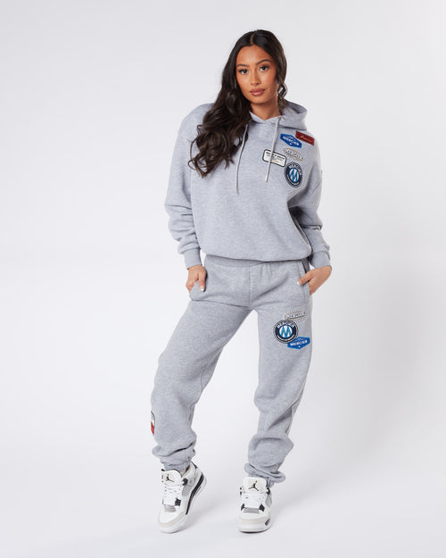 Womens OG Badge Joggers Grey Marl