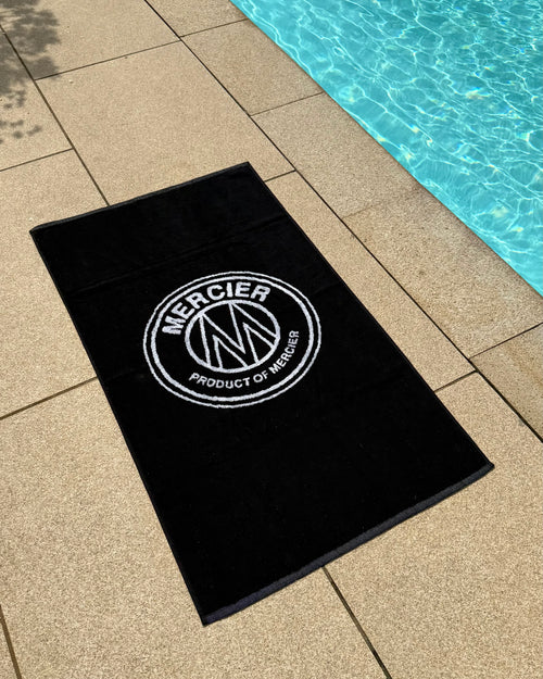 Mercier OG Logo Towel Black