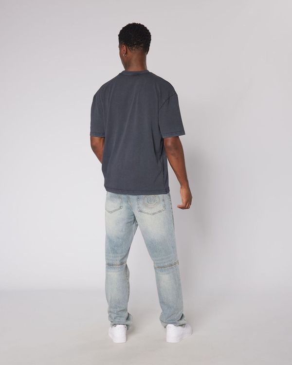Relaxed Washed Blank Tshirt Black, image 3