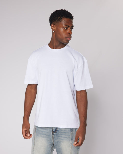 Relaxed Blank Tshirt White