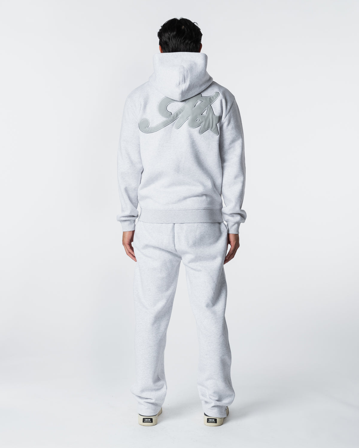 Runway Open Hem Jogger Grey Marl, image 6