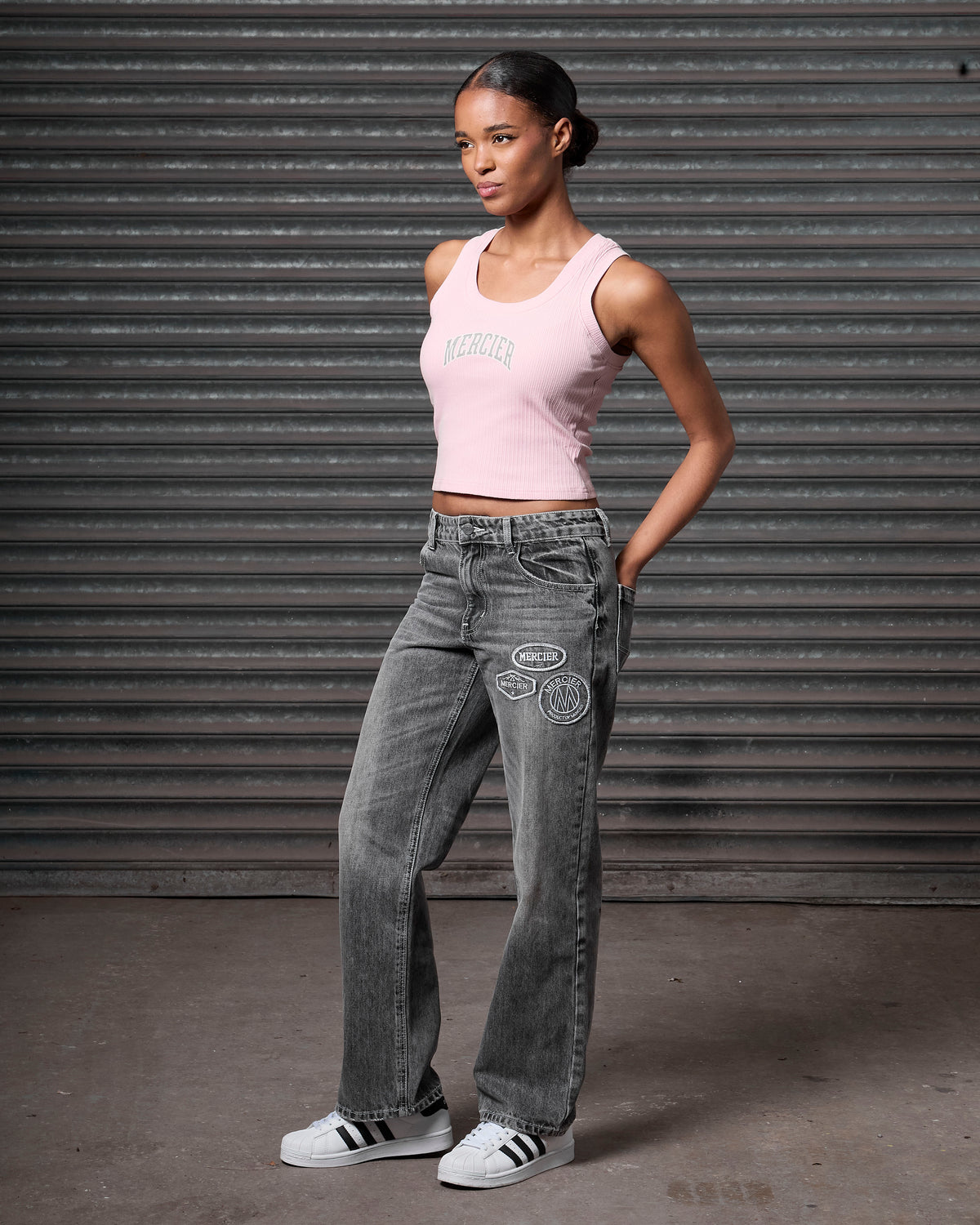 Women's Ribbed Scoop Vest Pink, image 5