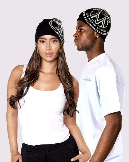 Mercier Logo Beanie Black