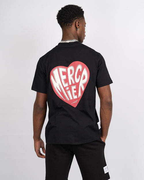 Mercier Heart Tshirt Black