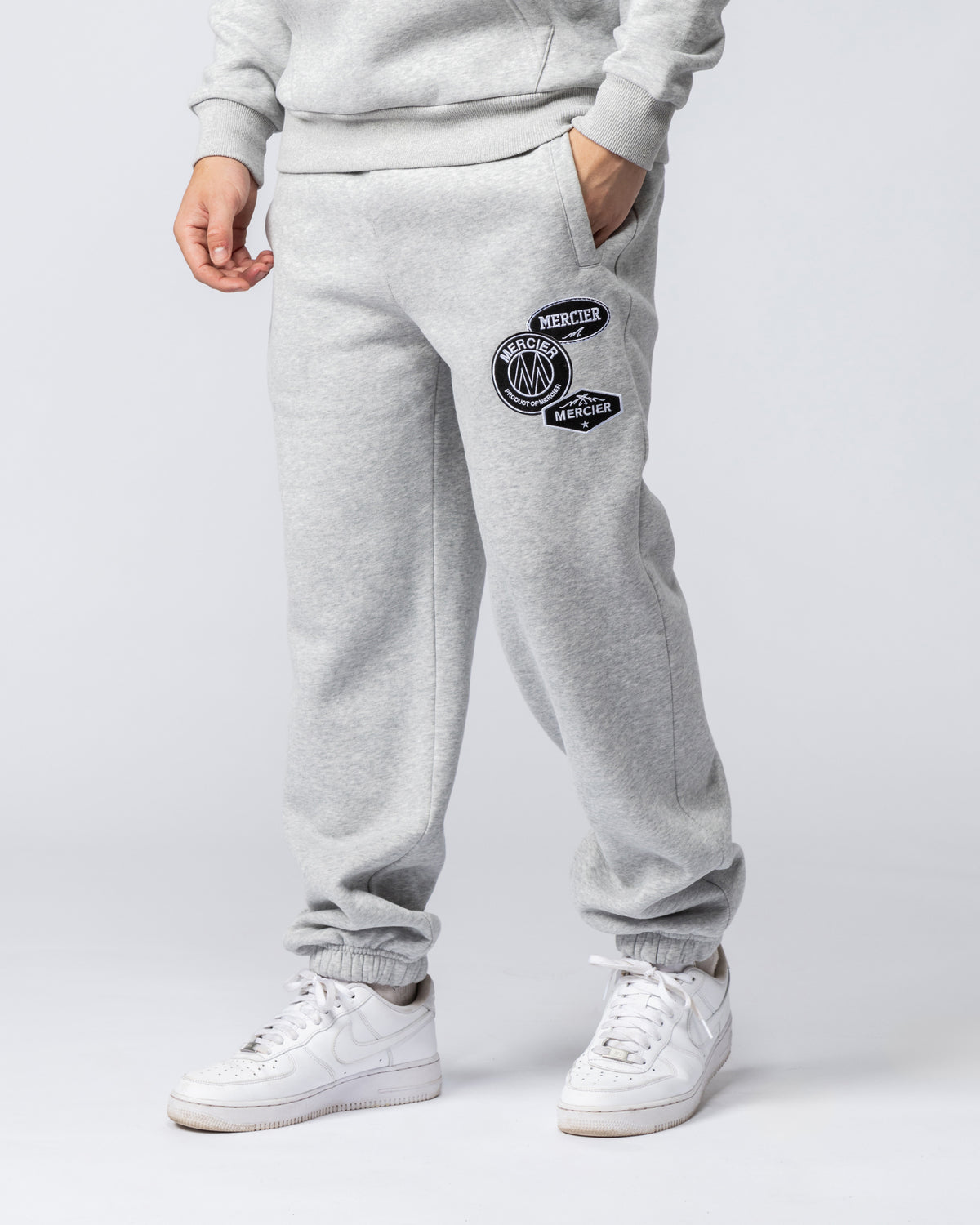 Relaxed OG Mono Joggers Grey Marl, image 1