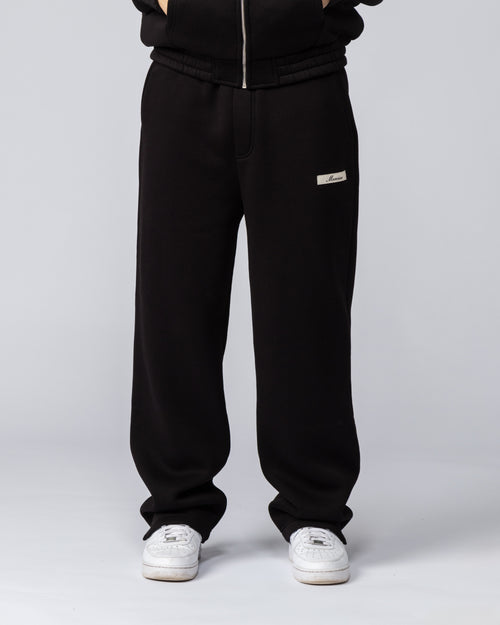 Script Open Hem Joggers Black