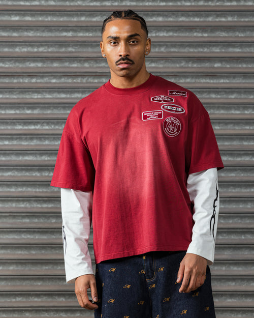OG Lightening Double Layer Tshirt Red