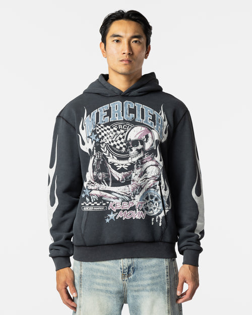 First Place Hoodie Washed Black