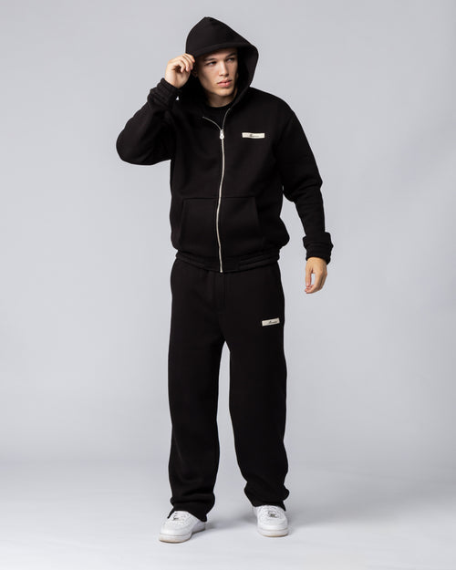 Script Open Hem Joggers Black