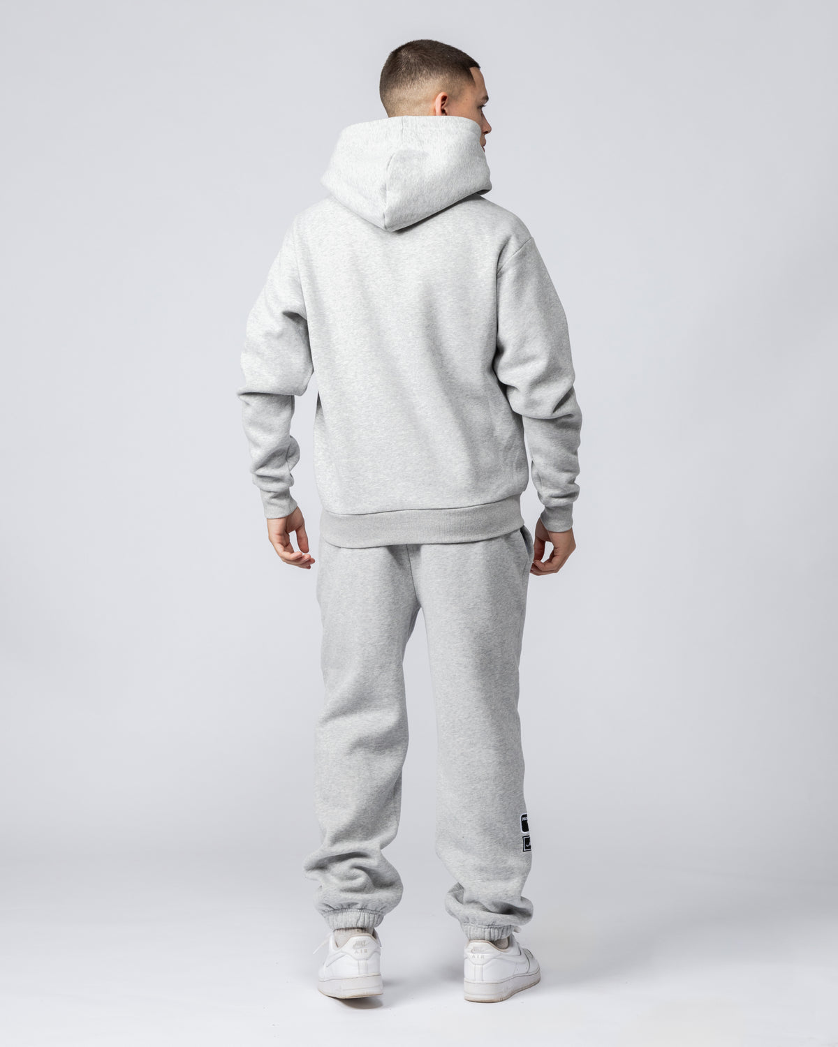 Relaxed OG Mono Hoodie Grey Marl, image 4